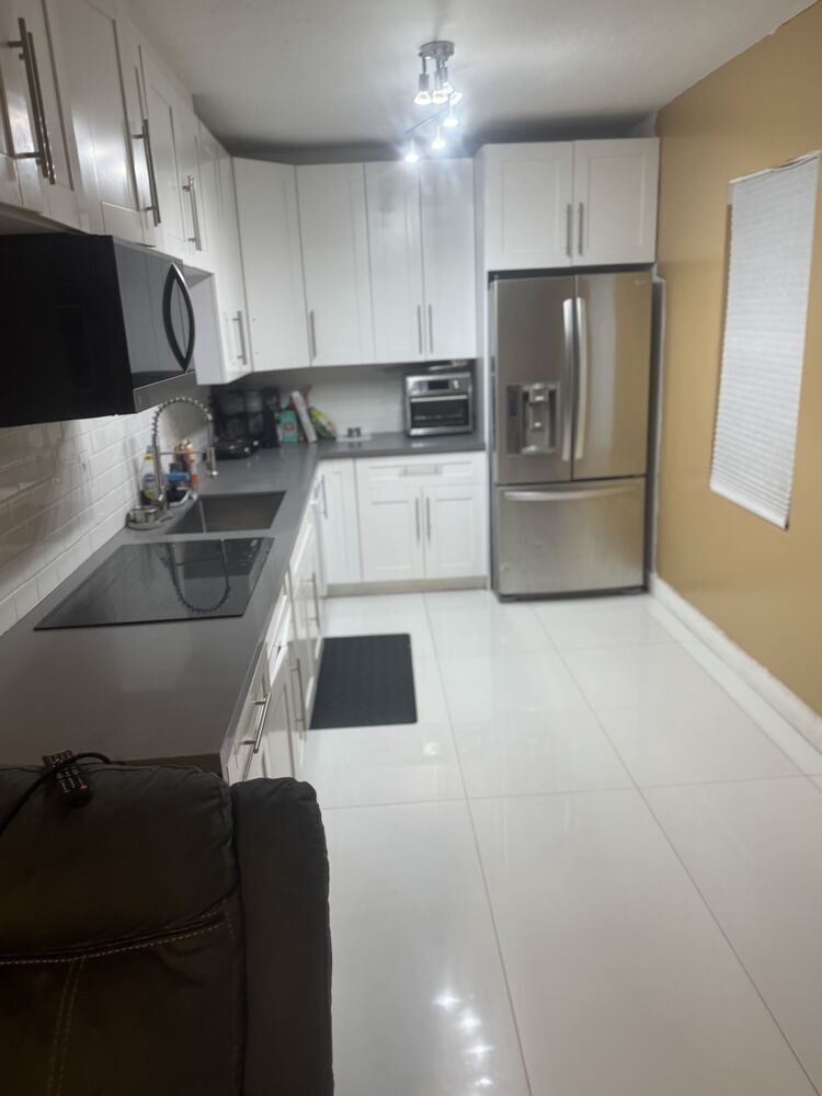 Kitchen after cleaning
